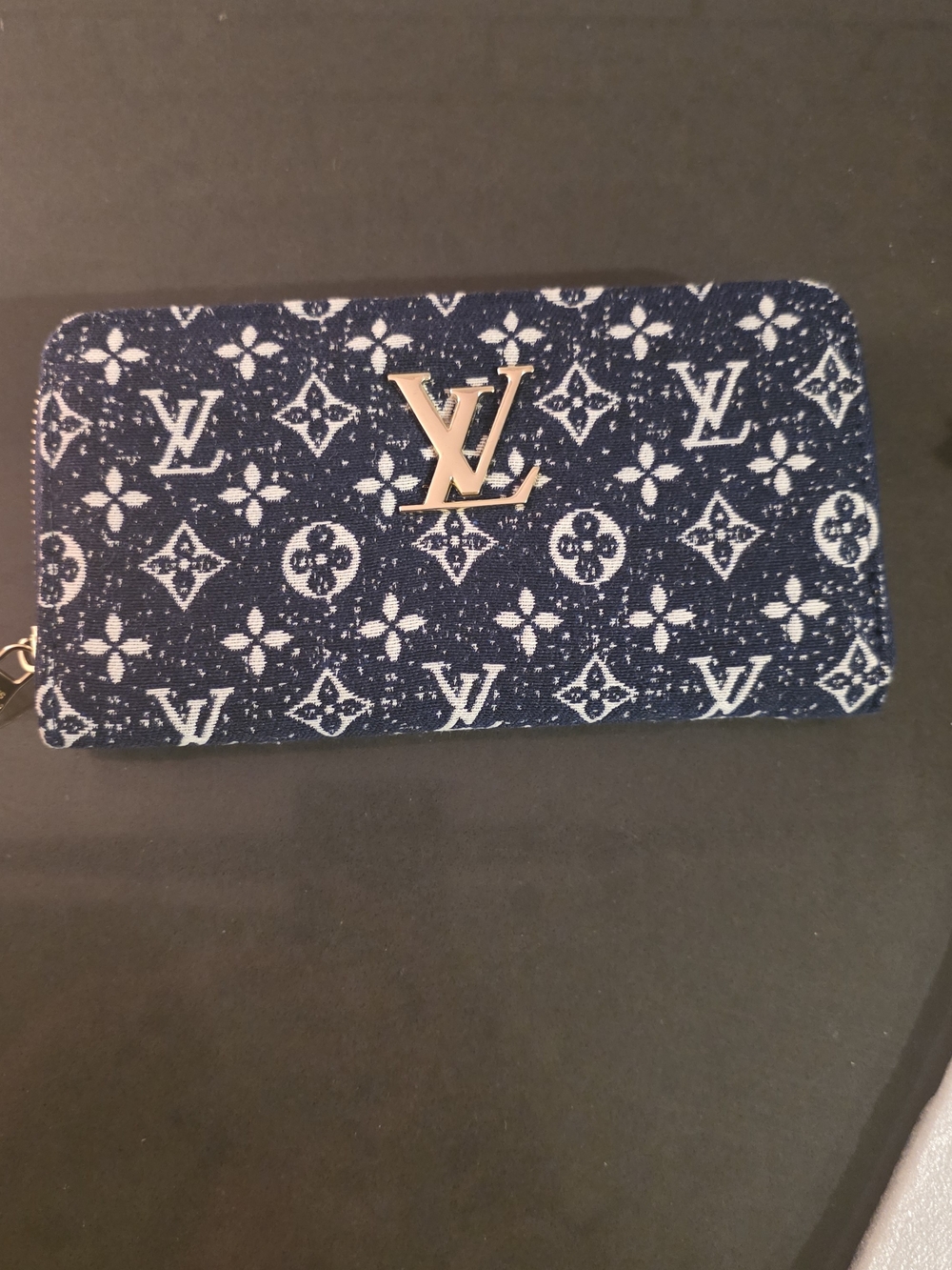 Denim Zip Wallet